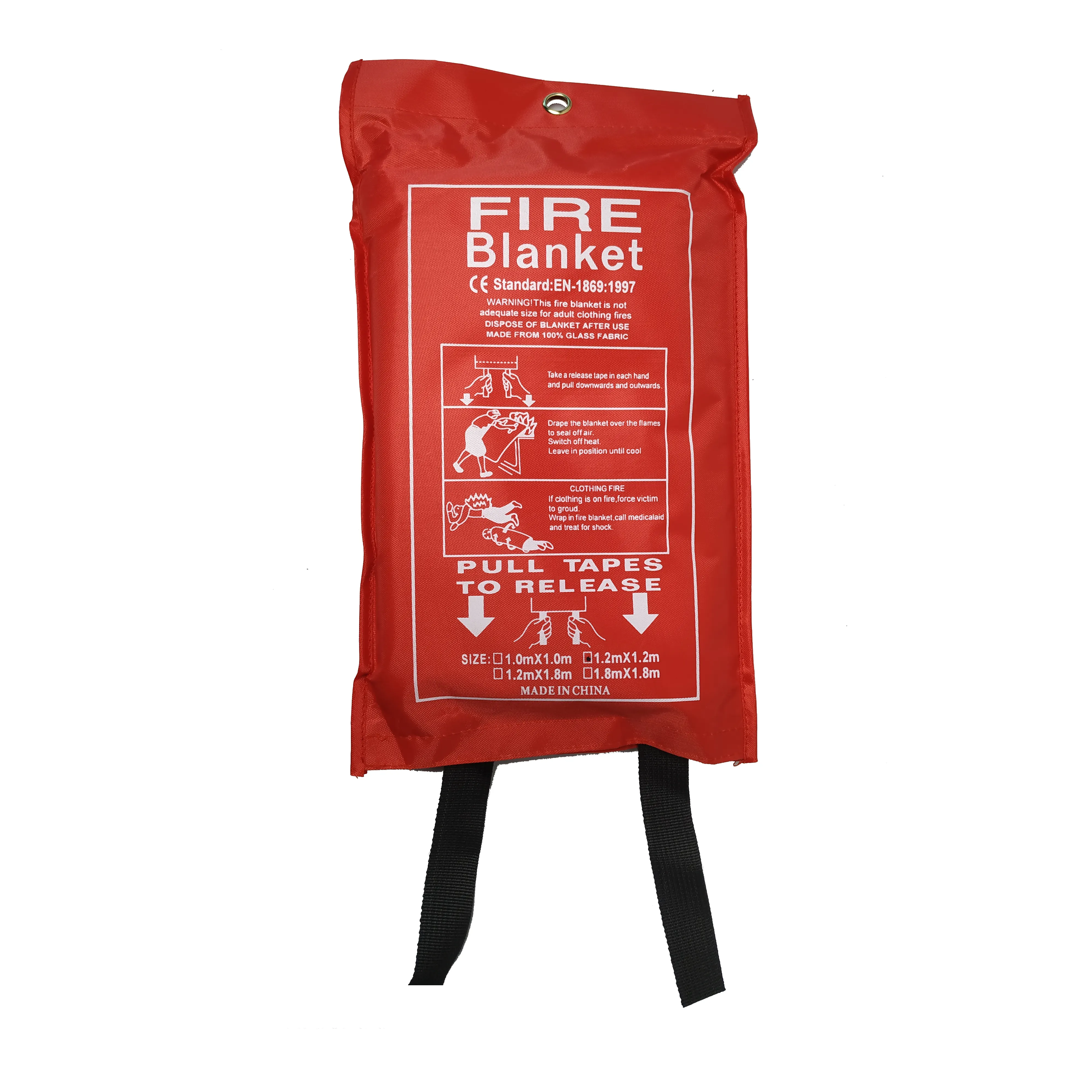 new safe fire fighting equipment types of fire blanket for home , hotel , car , kitchen
