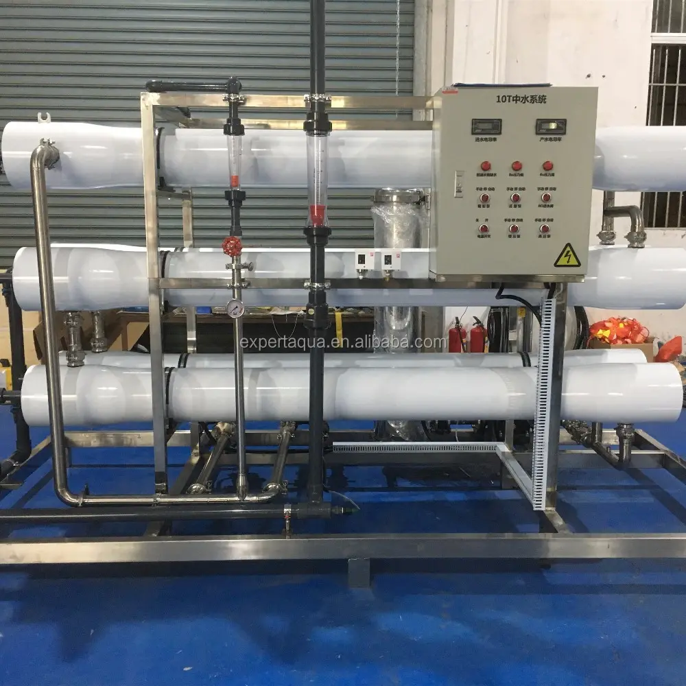 Estação de sistema de osmose reversa para tratamento de água