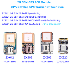 ZX301迷你GSM GPRS wifi GPS PCB模块支持外部GPS天线 + 显示 + BLE APP + Web + 短信跟踪系统 - Product Image 6