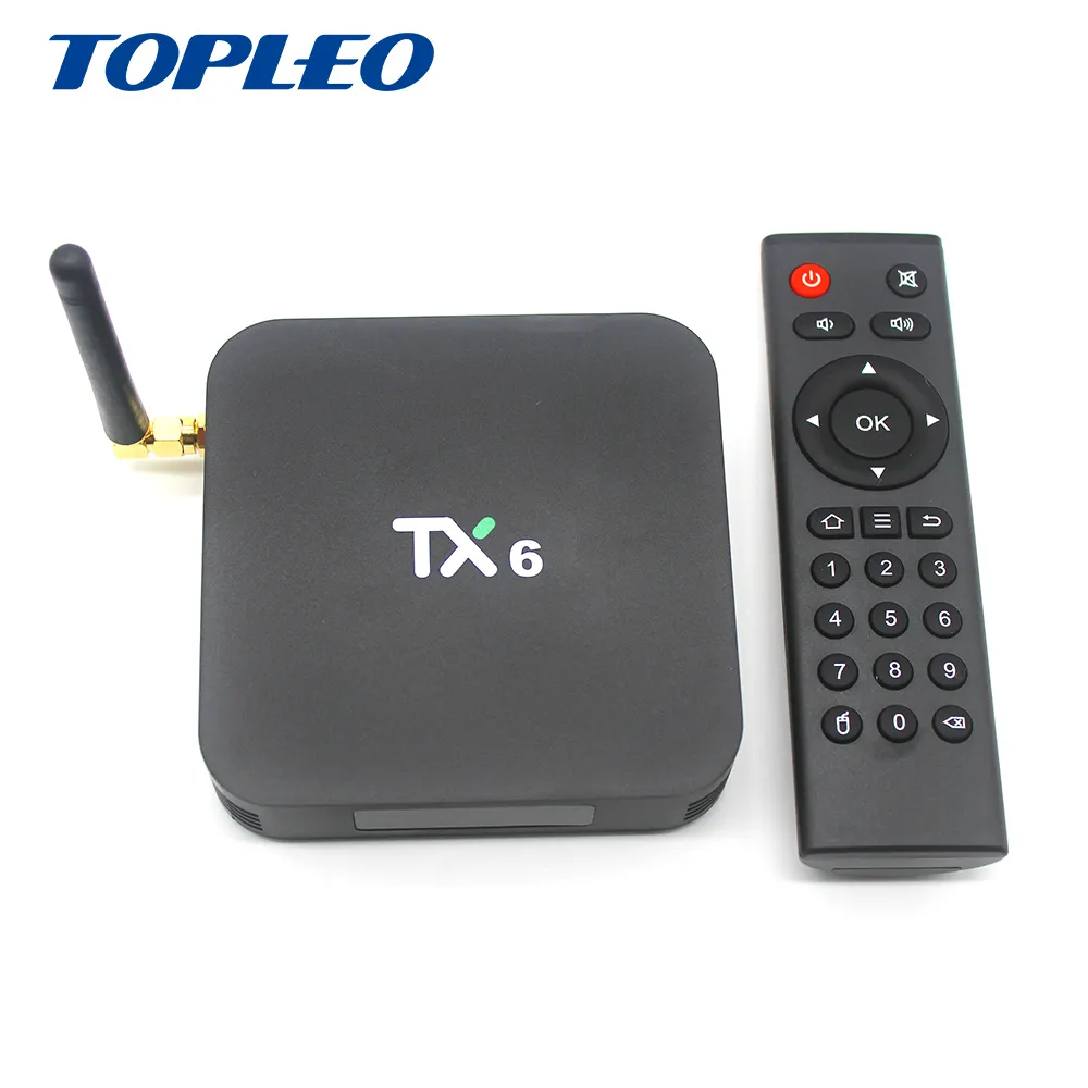 Großhandel TX6 All winner H6 Software OTA herunter laden Android Smart Internet TV e digital frei zu lüften Kabel Set-Top-Box