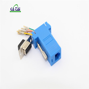 Adaptador Modular DB9 a rj45 rs232 db9 serie a rj45 conector DB9 a RJ45/ DB9 hembra a RJ45 8P8C - Product Image 6