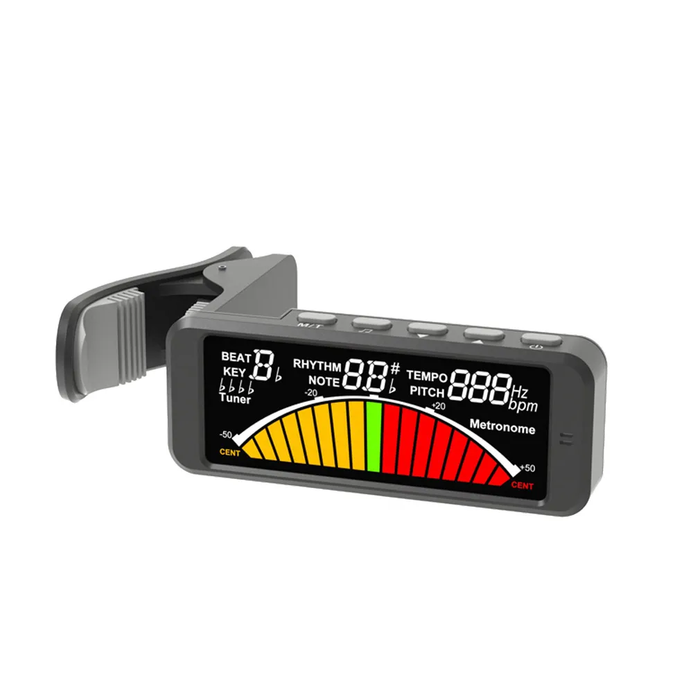 Factory Wholesale Sale Tuner für Gitarre Digital Big Color Screen Gitarren tuner Clip auf