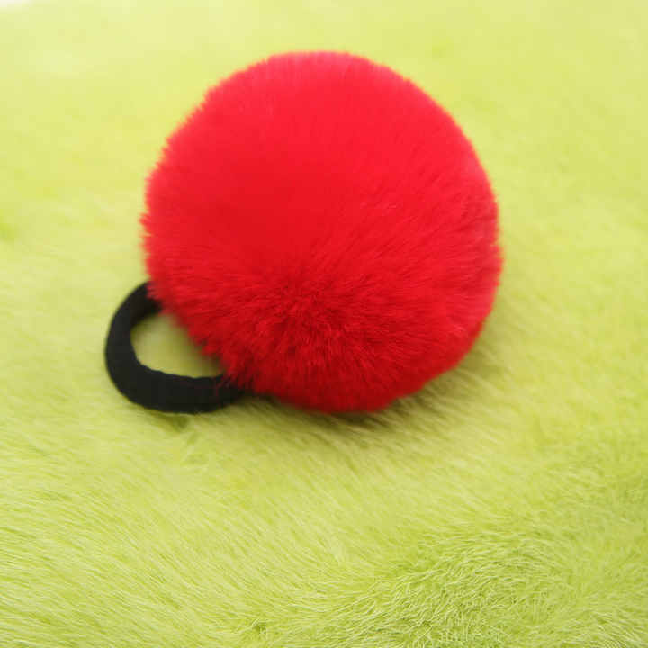 Grosir Pom Pom Bulu Palsu Palsu Mewah Di Bulu Binatang untuk Topi Musim Dingin 8CM Bulu Pom Pons