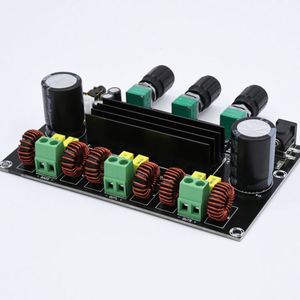 TPA3116D2 XH-M573 80W + 80W + 100W 2.1 kanal TPA3116 dijital güç amplifikatörü kurulu bas Subwoofer amplifikatör modülü