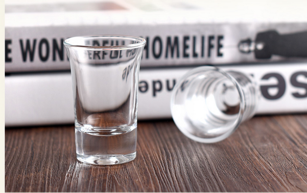 K-229-02W Clear drinking glass tumbler Whiskey glass shot glass