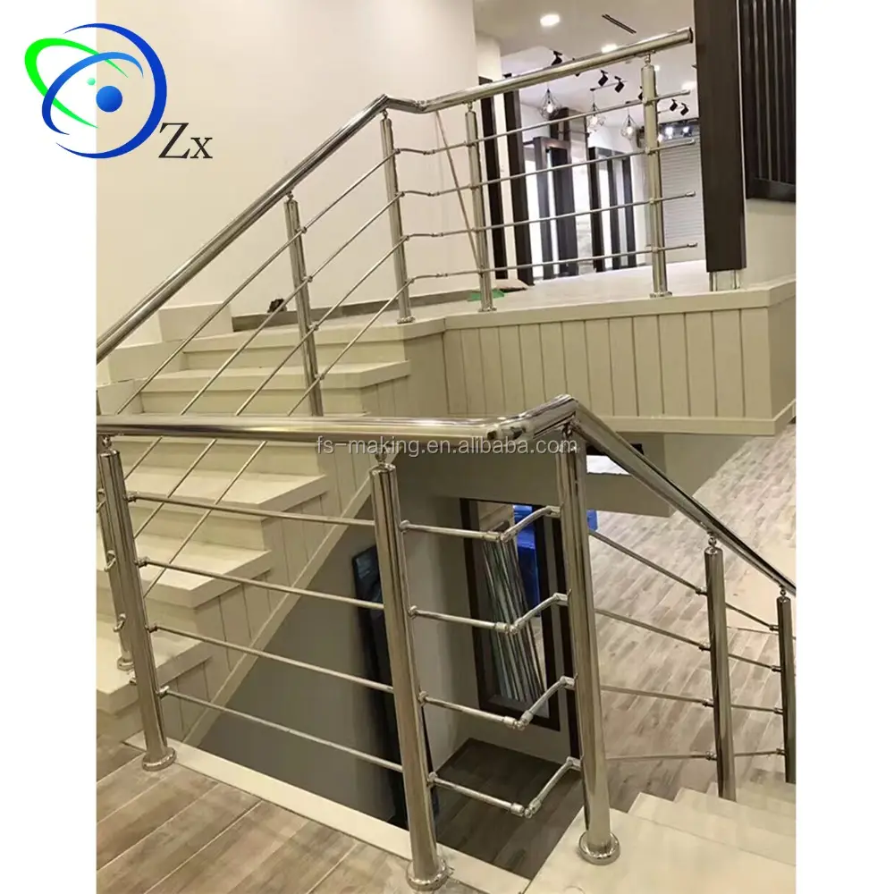 Stainless steel handrail design for stair railings/outdoor balcony balustrade inox handrail post