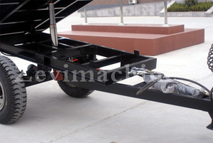 中国制造的畅销农场 3 吨单轴拖车 - Product Image 3