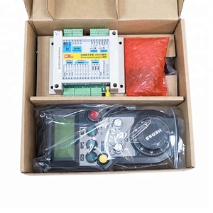 XHC Wireless Griffs chleif maschine MPG Pedant Encoder CNC Controller 6-Achsen-Handrad mit Not-Aus für Fanuc-System - Product Image 4