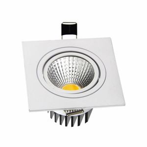 Yüksek kaliteli kare gömme led aşağı ışık 7w 9w 12w 15w COB LED Spot lamba kısılabilir ayarlanabilir tavan lambası ev için - Product Image 3