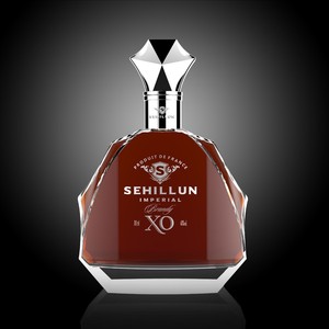 Lüks 700ml temizle cam likör şişesi ile ağır gümüş sıcak damgalama çıkartması Cap mantar Brandy Tequila veya şampanya için mühürlü - Product Image 6