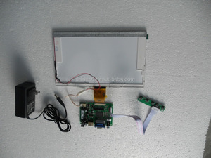 Monitor LCD sin marco de 10 pulgadas con entrada VGA, AV, DM, USB, pantalla táctil resistente sin carcasa