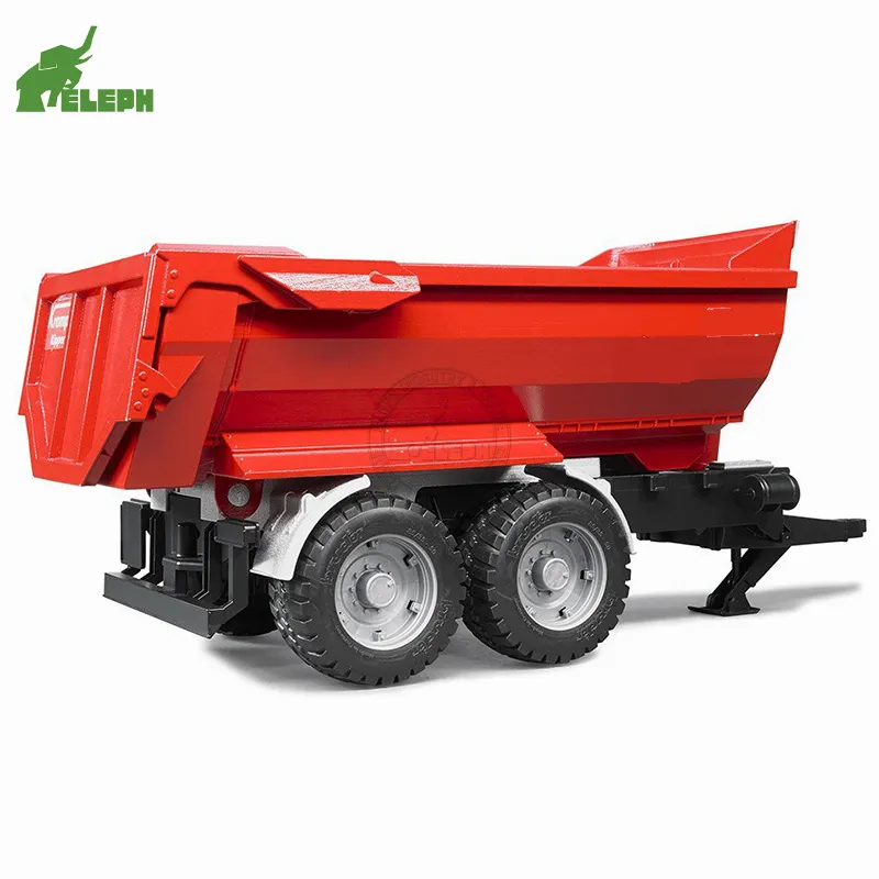 Dump Trailer 2 Axles 40 Tons Strong U Type Dumper Rear Tipper Truck Trailer