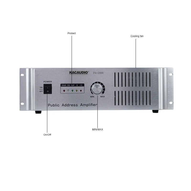 professional power amp 2000W hifi digital powered audio amplifier