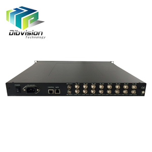 Konvertieren Sie Satelliten in IP-und DVB-ASI-DVB-C-Decoder für Kabel-TV-IPTV-Plattform
