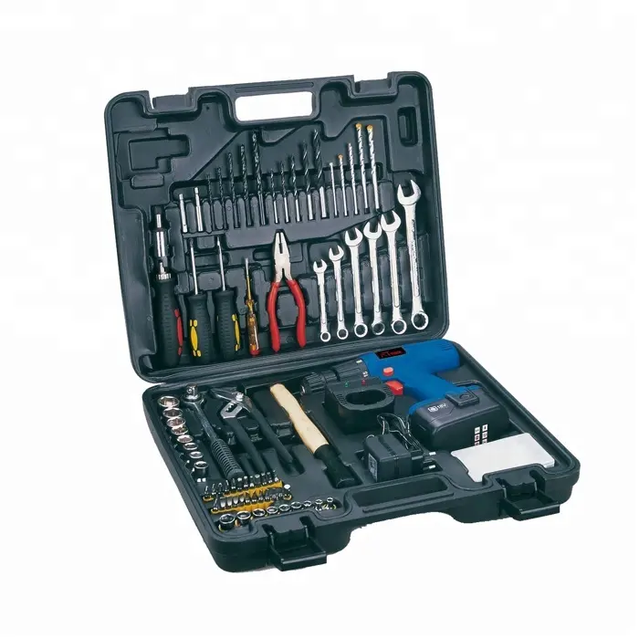 Hardware Item 76 Stuks Multifunctionele Gereedschap Box Set, Tool Set Elektrische Gereedschap Set