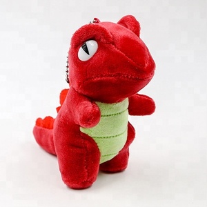Ücretsiz Örnek Özel OEM Sevimli Yumuşak Peluş Ejderha Anahtarlık Dinozor Anahtarlık Toptan Doldurulmuş Hayvan Çocuk Karikatür Mini Peluş Ejderha - Product Image 5