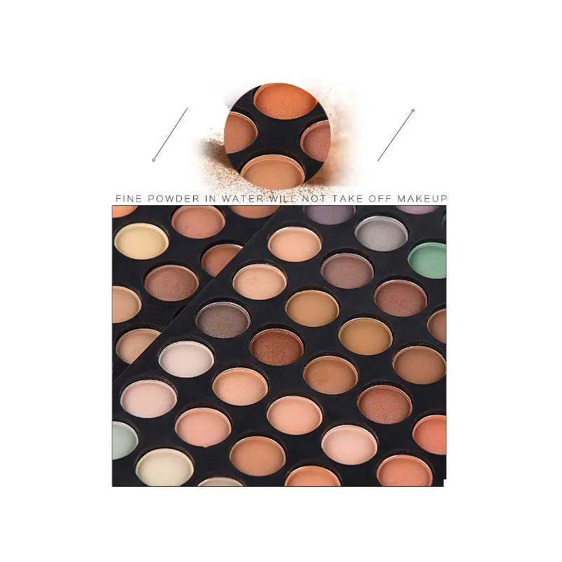 120 color palette shimmer and matte version manly cosmetics eyeshadow/ eyeshadow palette