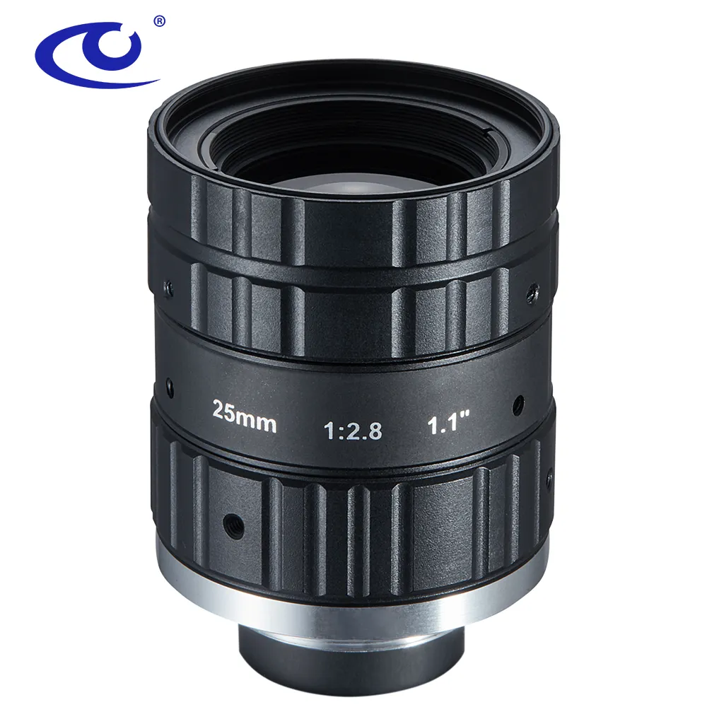 Lente de cámara HC-C2528M-12MP 12MP alta velocidad inteligente c-mount alto costo rendimiento f25mm