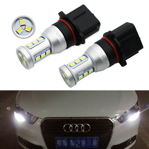 אוטומטי <span class=keywords><strong>P13W</strong></span> LED חינם שגיאת Canbus 12SMD-3030 SH24W LED נורות עבור 2008-2012 אאודי A4 Q5 בשעות היום ריצת אורות, לבן