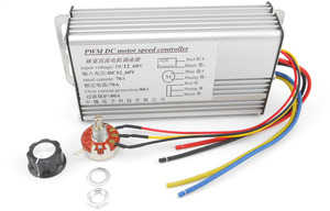Taidacent入力DC10-60V 70A出力4000WハイパワーPWMモーターコントローラースピードスイッチモータースピードコントローラーポテンショメーター付き - Product Image 2