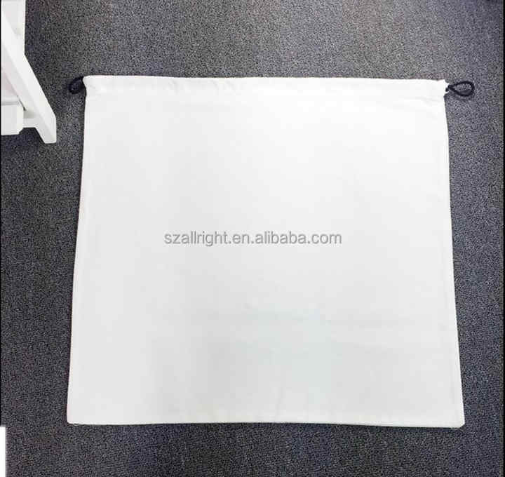 Wholesale White Gift Canvas Cotton Custom Drawstring Shoe Dust Bag Covers for Handbag Package Screen Printing Socks Design