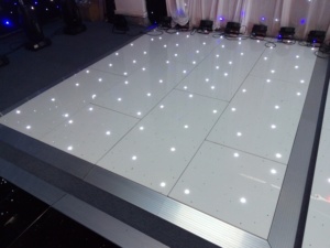 LED pırıltı yıldız ışığı düğün etkinlikleri için starlit taşınabilir led yıldız ışıklı dans zemini