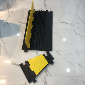 5 kanal kablo koruyucu kauçuk rampa pvc kapak açık halı kablo kapağı - Product Image 3