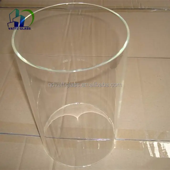 Borosilicate tubo de vidro 3.3, tubo de vidro transparente ou colorido