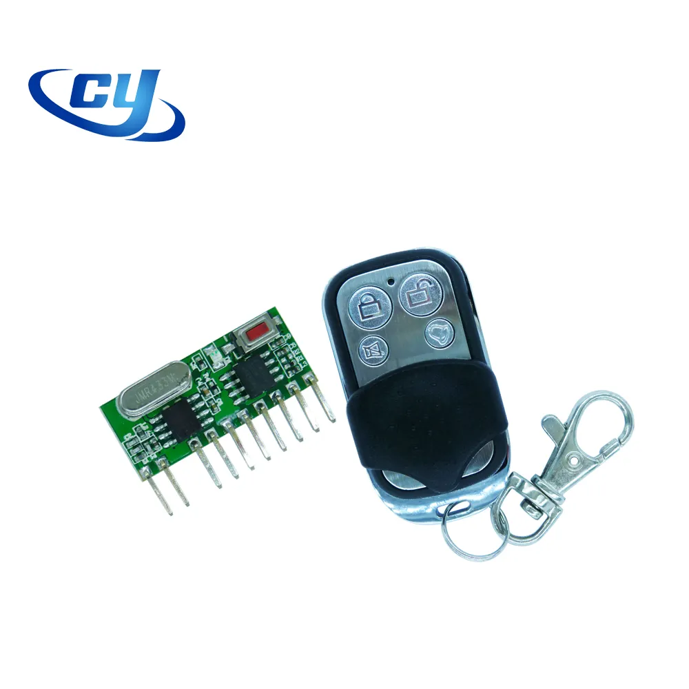 CYTX3004 + CYRM03-alarma Universal de RF para coche, mando a distancia, juego de receptor de decodificación de puerta de garaje
