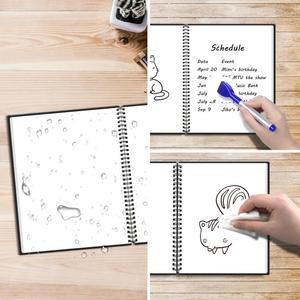 Brand Logo A6 Waterproof Business Erasable Blank Spiral Writing <strong>Memo</strong> Note Dry Erase Whiteboard <strong>Notebook</strong> - Product Image 5