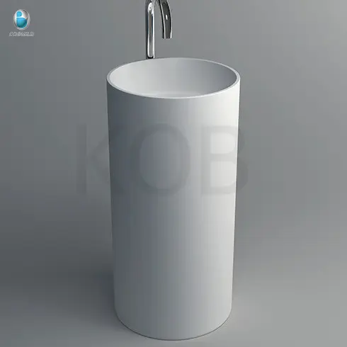 CK-3001 mano-hacer acrílico lavabo cuarto de baño independiente lavabo de pedestal