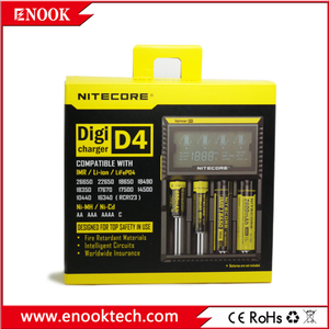 <span class=keywords><strong>Nitecore</strong></span> <span class=keywords><strong>D4</strong></span> sạc phổ thông minh sạc 18650 26650 battery charger - Product Image 1