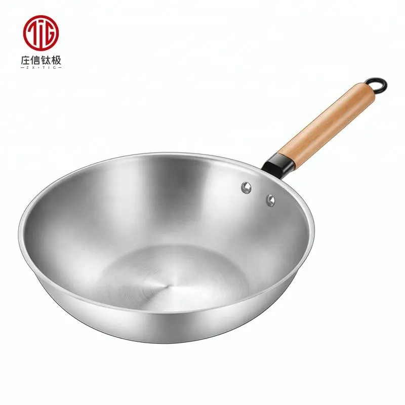 Vapores chineses de titânio excelente 32cm para cozinha