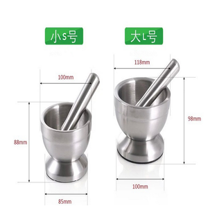 Home Utensils China 304 Stainless Steel <strong>Cheap</strong> Mini <strong>Mortar</strong> and Pestle Metal <strong>Mortar</strong> and Pestle - Product Image 3