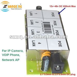 Multiport Thụ Động Multiport 4 Port PoE Injector 24V 12V 48 V, 24 48 Volt PoE Injector Board Mà Không Cần Trường Hợp - Product Image 2