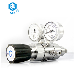 Gas Regulator <strong>Double</strong> Stage Stainless Steel China N2O Malaysia 316L (um) -23~+74 <strong>Deg</strong> C 1 Years 3000, 500PSI OEM,ODM CN;GUA Ss316l