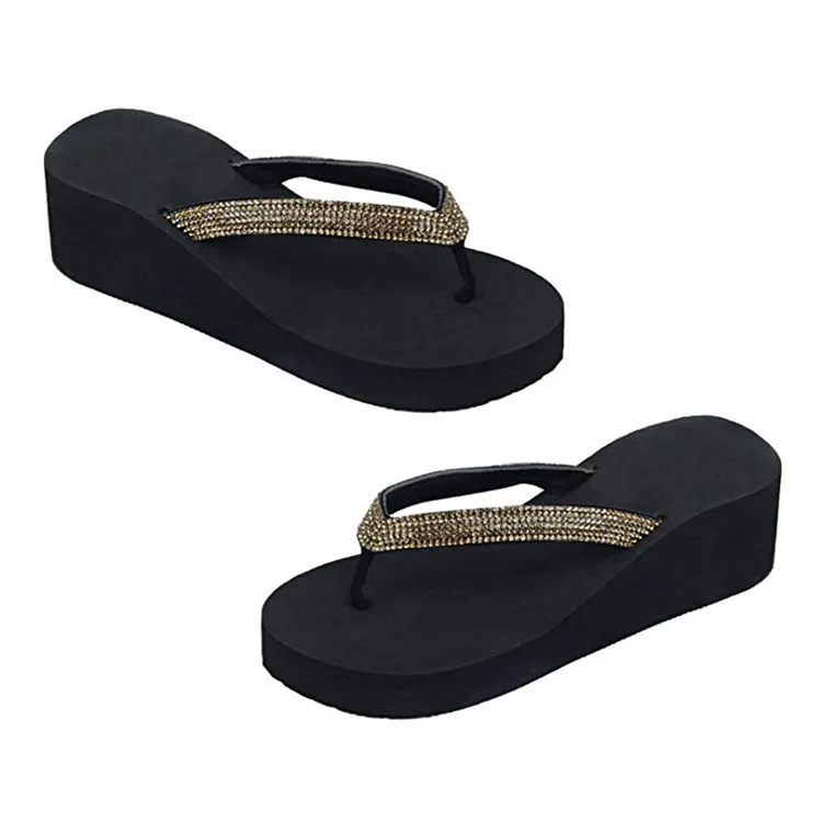 2014 lady sandal wedge fashion flip flop wholesale