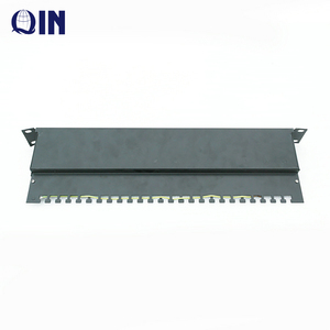 QIN Factory Price 19 Inch Rack Mount 1U 24 Ports <strong>FTP</strong> <strong>Cat5e</strong> <strong>Patch</strong> <strong>Panel</strong> - Product Image 5