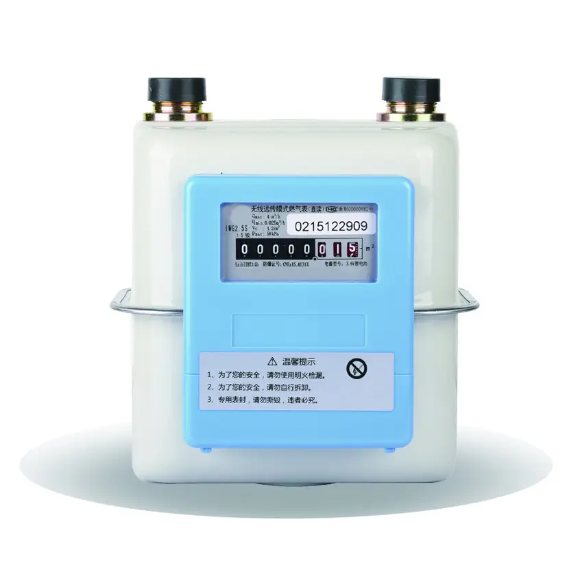 Medidor de GAS inalámbrico WRGM CN;ZHE G1.6/G2.5/G4.0, control remoto inalámbrico de acero o aluminio