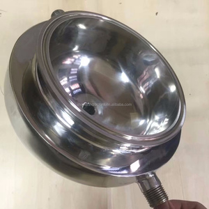 制造商卫生4 "X8" 夹套碗三灯减速器，带1.5 "三灯 - Product Image 5