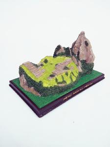 Özel reçine heykelcik antika Peru Machu Picchu poly3d 3D minyatür yapı hatıra modeli - Product Image 3
