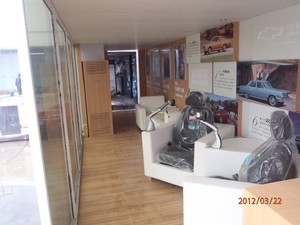 Prefabrik mobil genişletilebilir kargo çelik konteyner lüks sergi ev sahne
