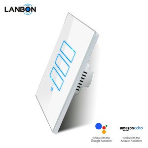Lanbon Smart HomeKit 3ギャング2ウェイ3ウェイスマートライトタッチウォールスイッチZigbeeWiFiスマートフォンAPPリモートコントロール (tuyaを超えて)