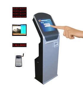 Bank, Hospital Automatic Queuing <strong>System</strong> Kiosk, Touch Screen Ticket Dispenser Machine with LED <strong>Display</strong>, <strong>Queue</strong> <strong>Management</strong> <strong>System</strong>