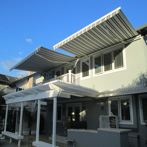 Retractable Window Awning Canopy Aluminium Sunshade Waterproof Outdoor Roller <strong>Shade</strong> Manual Retractable <strong>Door</strong> with Aluminum Alloy - Product Image 4