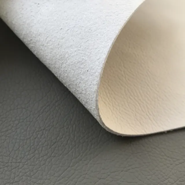 Material sintético de cuero pu para asiento de coche, textiles de microfibra respetuosos con el medio ambiente