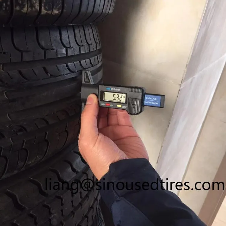 Neumáticos de coche usados, calidad, R12 a R20, profundidad de rodadura 5mm Plus