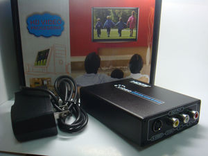 HDMI a AV/S-Video Adaptador convertidor de caja de conversión HDMI señal de video o señal de audio AV (CVBS) señal de vídeo compuesta - Product Image 5