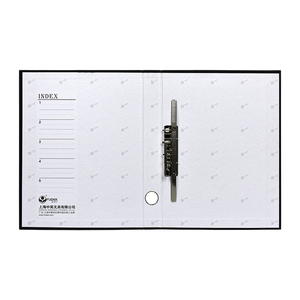 A4 1.5 inch PVC cứng màu xanh đen Book Cover nhựa giấy cổ điển thư mục tập tin với dài Clip LEVER Arch tập tin - Product Image 4