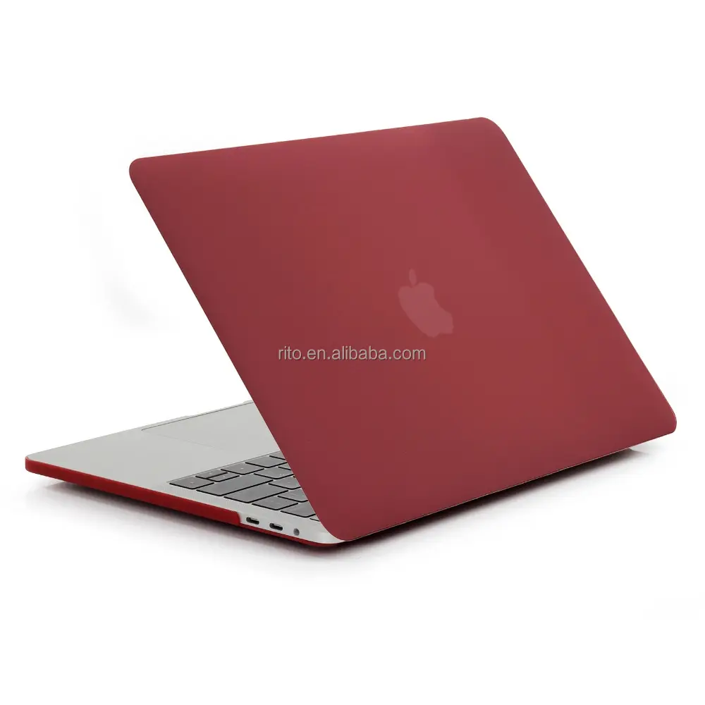 เคสสำหรับ Macbook Pro 13นิ้วรุ่น A1278,เคสแข็งผิวด้านสำหรับ Apple Mac Book 13.3นิ้วสีไวน์แดง